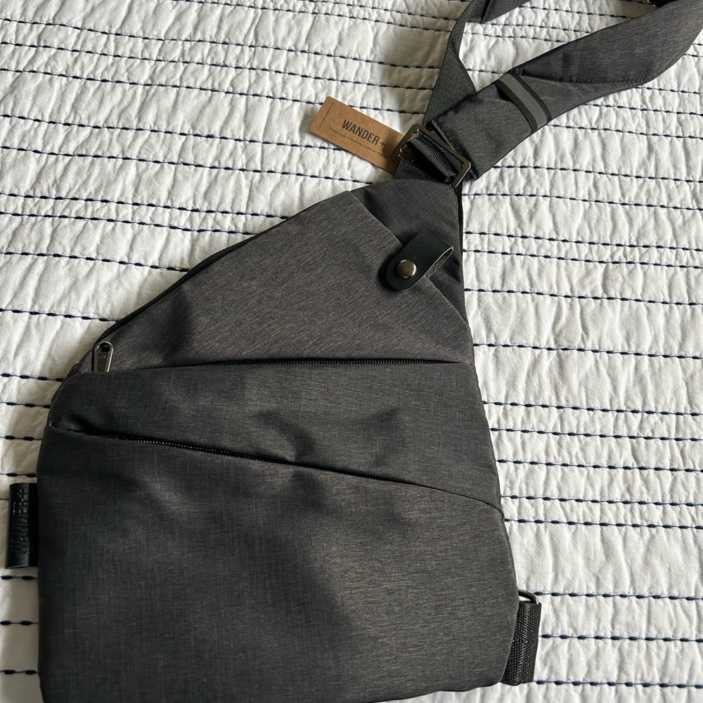 Wander Charcoal Belt Bag
